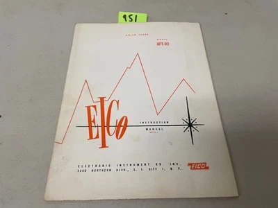 Amplificador Integrado Hi-Fi EICO Modelo HFT-92 Manual de Operación y Construcción Foto 1 de 4