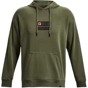 Sudadera con capucha Under Armour Project Rock Día de los Veteranos para hombre talla XL verde militar nueva con etiquetas - Imagen 1 de 6