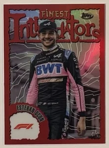 2024 Topps Finest F1 Esteban Ocon Intimidators Red Refractor /5 Haas - Picture 1 of 1