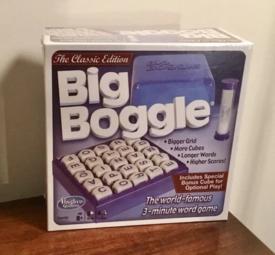 Big Boggle: The Classic Edition Word Game (2020, Hasbro) NEW Sealed - Image 1 of 4