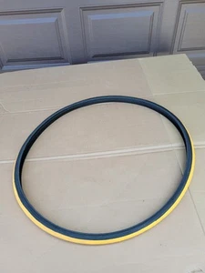 2 ( PAIR ) Primo "PR1MO" 26 X 1 inch 25x590 wire bead tire 26" X 1" Yellow Black - Picture 1 of 5