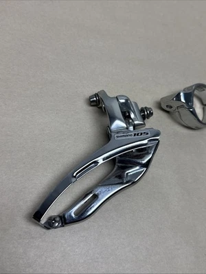 Shimano 105 Front Derailleur 34.9mm Clamp Road FD-5500 - Braze On - Image 1 of 3