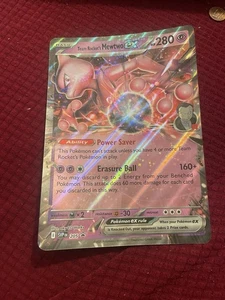 Pokemon TCG SV: Scarlet & Violet Promo Cards #205 Team Rocket's Mewtwo ex JUMBO - Picture 1 of 2