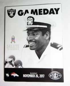 Spieltagsprogramm Oakland Raiders vs Denver Broncos Sonntag 26. November 2017 - Bild 1 von 1