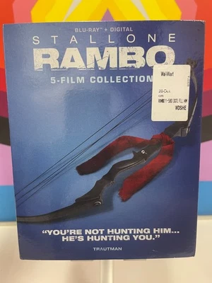 Sylvester Stallone Rambo 5-Film Collection Blu-ray W/ Slipcover *no digital - image 1 of 2
