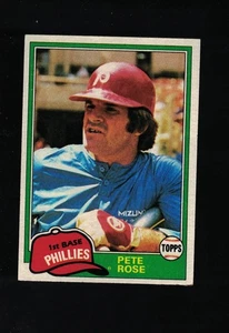 1981 Topps Baseball Pete Rose #180 *PHILLIES* - Picture 1 of 1