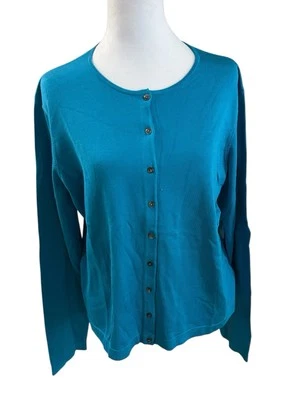 Cárdigan Jones New York azul océano talla XL (precio de venta sugerido por el fabricante 99 USD) Foto 1 de 4