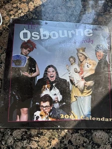 The Osbourne Family Calendar 2003 Ozzy Osbourne Vintage Sealed - Bild 1 von 3