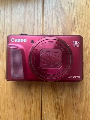 [ Excellent + ] Canon PowerShot SX720 HS Red 20.3MP Digital Camera Tested #93 - Image 1 of 4