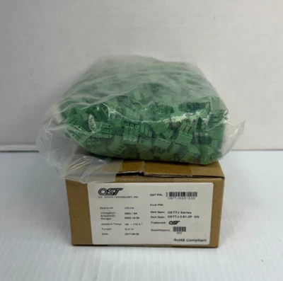 On-Shore Technology OSTTJ-3.81-3P GN Terminal Block Plug (3-Pos, 300 V, 8 A) - Image 1 of 4