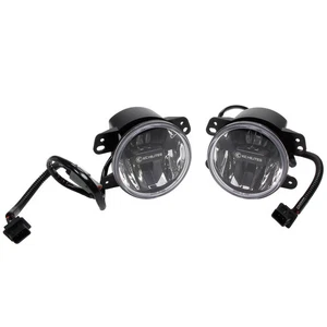 KC HiLiTES 497 2 LED 4" Fog Lights Pair Kit for 2010-23 Wrangler JL Gladiator JT - Picture 1 of 7