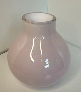CRATE AND BARREL BETTY SMALL BUD VASE PALE PINK MADE IN POLAND 5.5” - Picture 1 of 11