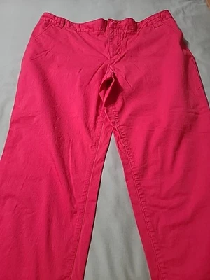 ROUTE 66 Pinkish Coral 4-Pocket Capri Pants; Size 13/14 - Image 1 of 4