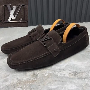 Louis Vuitton Monte Carlo Mokassins Braun Wildleder 10,5 LV oder 11,5 US oder 44,5 EUR - Bild 1 von 24