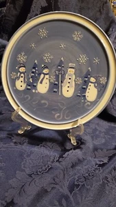 Sonoma Life + Style Let It Snow Flat 9.5" Plate - Picture 1 of 5