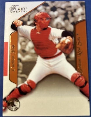 2003 Flair Greats Expanded Set Home Team Red Sox Carlton Fisk #100 - RARE! - Image 1 of 2