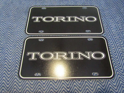 1968 1969 1970 1971 1972 1973 1974 1975 1976 FORD TORINO LICENSE PLATE SET OF 2X - Image 1 of 4