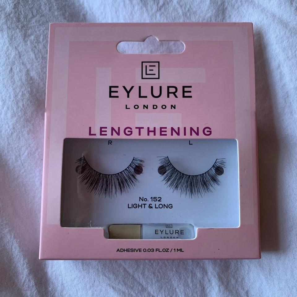 Eylure London Lengthening No. 152 Light & Long Strip Eyelashes with Glue - Image 1 of 2