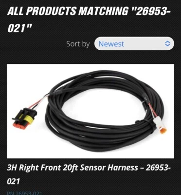 Airlift Performance #26953-021 3H RF 20 Ft height sensor harness new replacement - Image 1 of 4