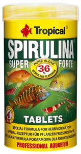 Tropical Super Spirulina Forte Tablets 250 ml 36% Spirulina 340 Tabl. a. Garnele - Bild 1 von 1