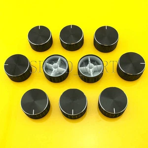 10 PIEZAS perno negro 30*17 mm tapa interruptor giratorio reproductor de CD puntero de volumen orificio 6 mm - Imagen 1 de 4