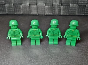 LEGO Toy Story ARMY MAN Retired Minifigure LOT x4 Green Toy Soldier RARE - Picture 1 of 4