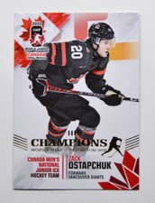 2023 BY Cards IIHF World Junior Championship Canada #21 Zack Ostapchuk