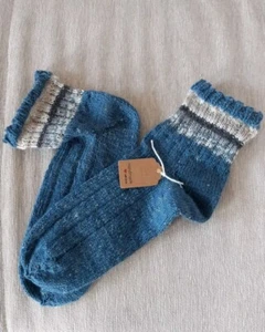 Wollsocken Handgestrickt - Bild 1 von 1