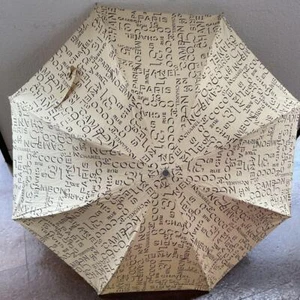 CHANEL COCO CHANEL ribbon logo print luxury parasol Accessories C720 - Picture 1 of 8
