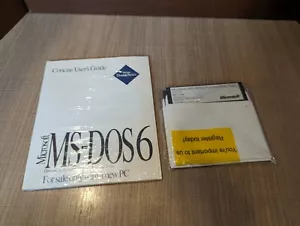Microsoft MS-DOS 6 Plus Enhanced Tools and Double Space 4 x 5.25" Floppy Version - Picture 1 of 7