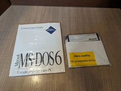Microsoft MS-DOS 6 Plus Enhanced Tools and Double Space 4 x 5.25" Floppy Version - Image 1 of 4