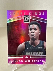 2017-18 Donruss Optic Court Kings Pink #10 Hassan Whiteside HEAT Numbered 16/25 - Picture 1 of 7