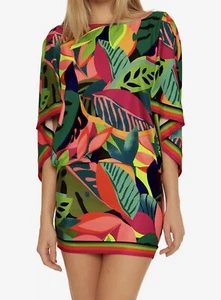 NWT Trina Turk Women Swimwear S M L Swim Cover up Tunic Rainforest Cruise - Picture 1 of 2