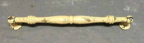 Antique Wood Pull Bar Door Drawer Furniture Handle Vintage 135-19C Cover