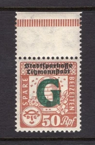 POLAND Łódź 1940s Municipal Revenue Stamp Local Fiscal. Litzmannstadt German Occ - Picture 1 of 2