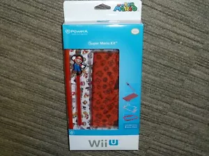 NNINTENDO WII U OFICIAL GAMEPAD ESTUCHE DE PARACHOQUES DE SILICIO STYLUS TOTALMENTE NUEVO Mario - Imagen 1 de 2