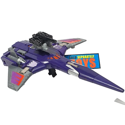 Vtg Transformers G1 TARGETMASTER CYCLONUS & NIGHTSTICK figures 100% COMPLETE - Image 1 of 4