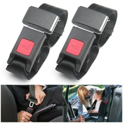 2Pack Seat Belt 2 Point Adjustable Retractable Car Single Seat Lap Universal Lap - Image 1 of 4
