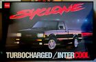 Ultra-Rare GMC Syclone Dealer Poster 24"x36" Framed