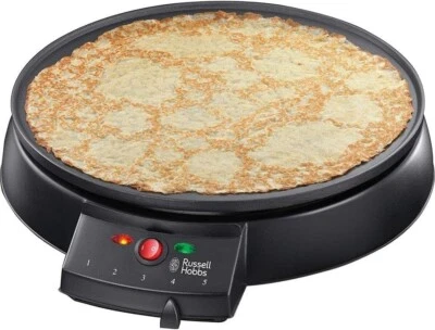 Russell Hobbs Crepe Pancake Maker 30cm Non-Stick Plate Tools Inc 1000W - 20920 - Image 1 of 4
