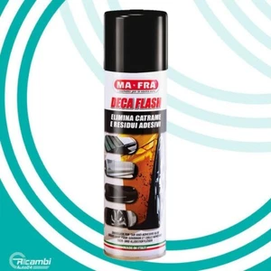 MAFRA DECA FLASH SPRAY ELIMINA CATRAME RESIDUI ADESIVI COLLA CARROZZERIA 250ML - Foto 1 di 9