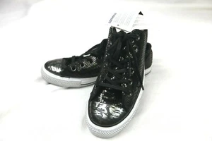 NWT Converse Black Fashion Sneakers US 9 - Picture 1 of 6