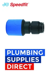 * John Guest - SpeedFit PushFit MDPE To Copper Reducing Coupler Adaptor - Picture 1 of 1