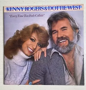Vintage 1978 Kenny Rogers & Dottie West Every Time Two Fools Collide Vinyl Album - Bild 1 von 4