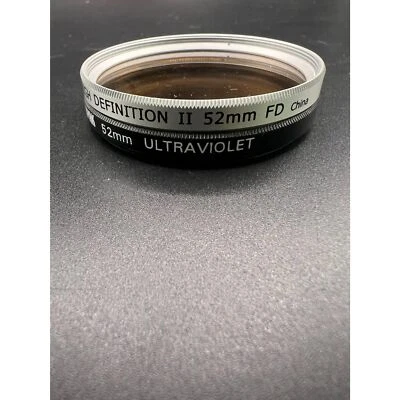 Opteka Camera Filter HD High Definition II 52mm Sunpak 52mm Ultraviolet  - Image 1 of 3