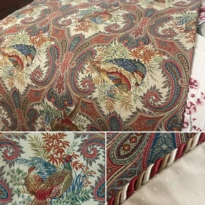 Thomasville Wilderness Royal Twin Coverlet Reversible Custom Made Heavyweight - Picture 1 of 8