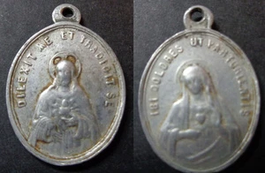 ALTE KATHOLISCHE RELIGIÖSE HEILIGE MEDAILLE ALUMINIUM MEDALLA ALUMINIO CCM004 - Bild 1 von 3