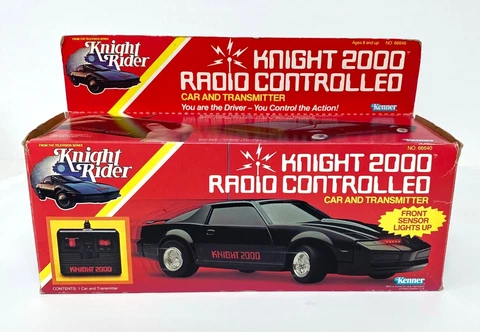 Kenner Knight Rider Knight 2000 Radio Controlled Car and Transmitter Never Used Cover