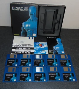 Rise of the Robots Amiga Spiel 10 Disketten-Disc-Set + manuelles Big Box-Spiel sehr guter Zustand - Bild 1 von 16