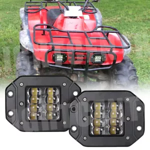 For 1994-2000 Honda FourTrax 300 LED Work Fog Light Pods Spot Beam Headlight 5'' - Picture 1 of 14